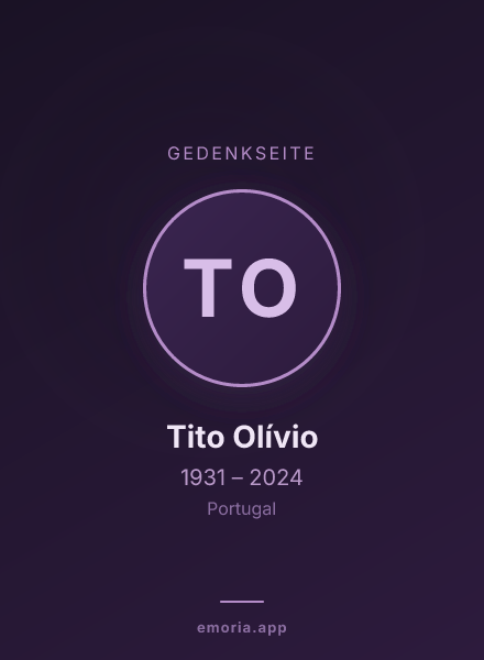Gedenkportrait von Tito Olívio
