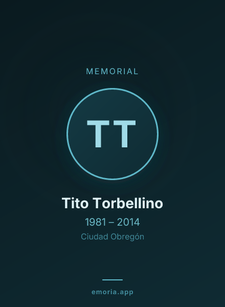 Memorial portrait of Tito Torbellino