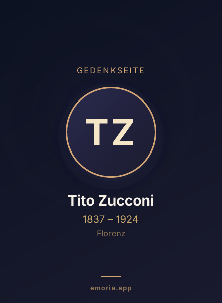 Gedenkportrait von Tito Zucconi