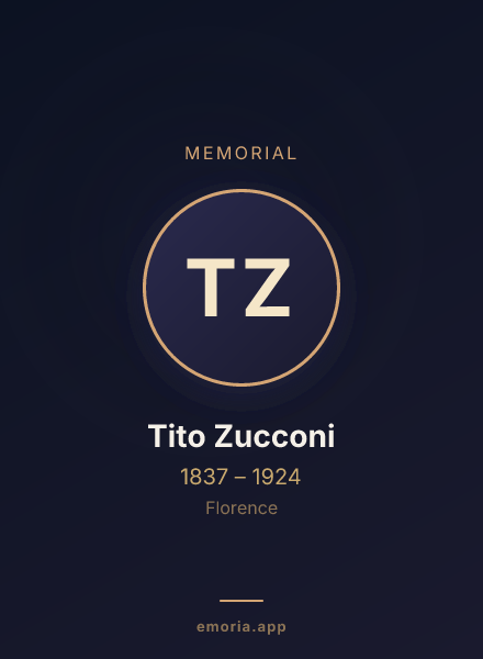 Memorial portrait of Tito Zucconi