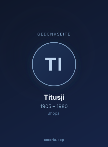 Gedenkportrait von Titusji