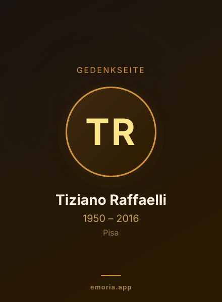 Gedenkportrait von Tiziano Raffaelli