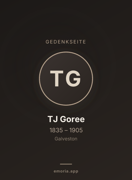 Gedenkportrait von TJ Goree