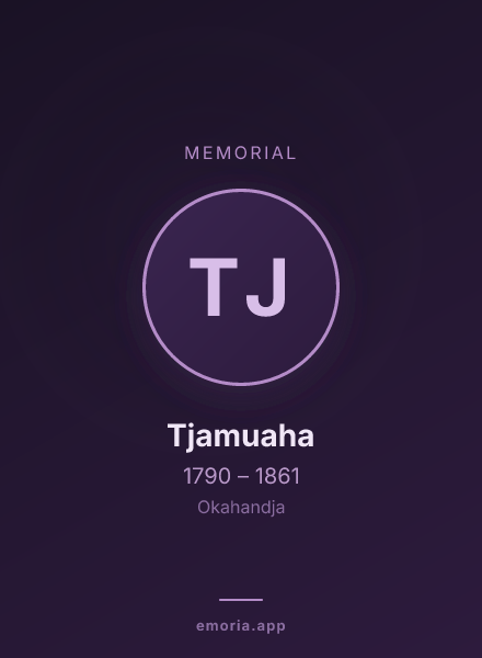 Memorial portrait of Tjamuaha