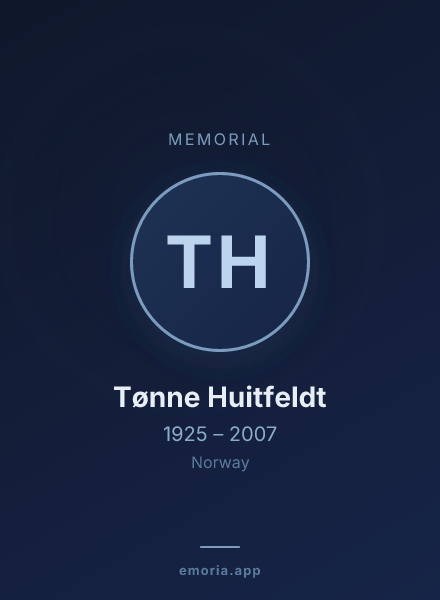 Memorial portrait of Tønne Huitfeldt