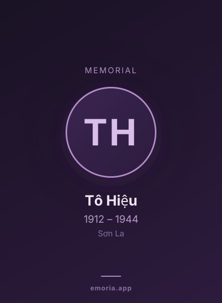 Memorial portrait of Tô Hiệu