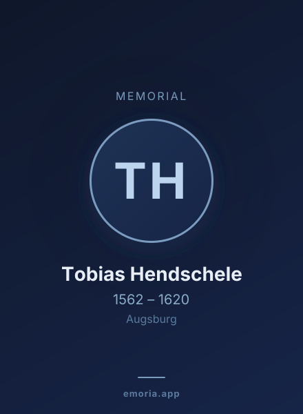 Memorial portrait of Tobias Hendschele