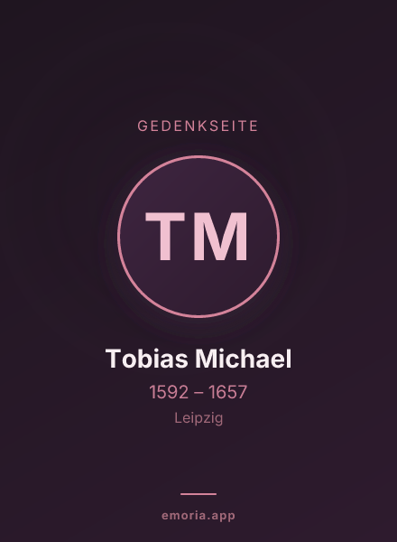Gedenkportrait von Tobias Michael