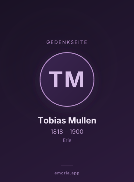 Gedenkportrait von Tobias Mullen