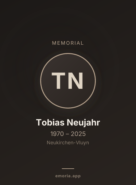 Memorial portrait of Tobias Neujahr