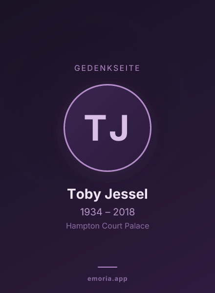 Gedenkportrait von Toby Jessel