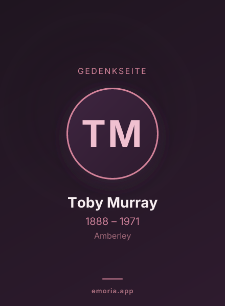Gedenkportrait von Toby Murray