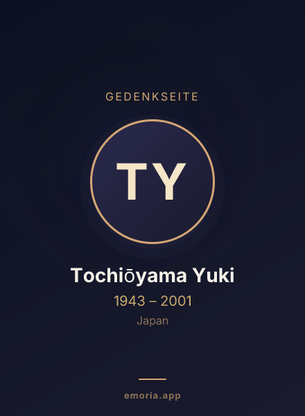 Gedenkportrait von Tochiōyama Yuki