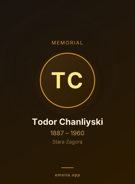 Memorial portrait of Todor Chanliyski