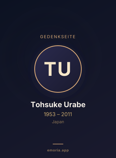 Gedenkportrait von Tohsuke Urabe