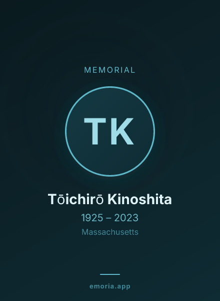 Memorial portrait of Tōichirō Kinoshita