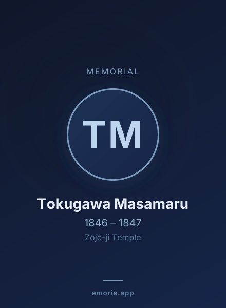 Memorial portrait of Tokugawa Masamaru