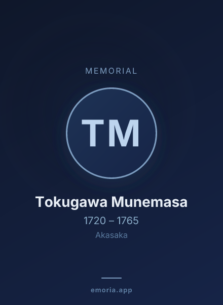 Memorial portrait of Tokugawa Munemasa