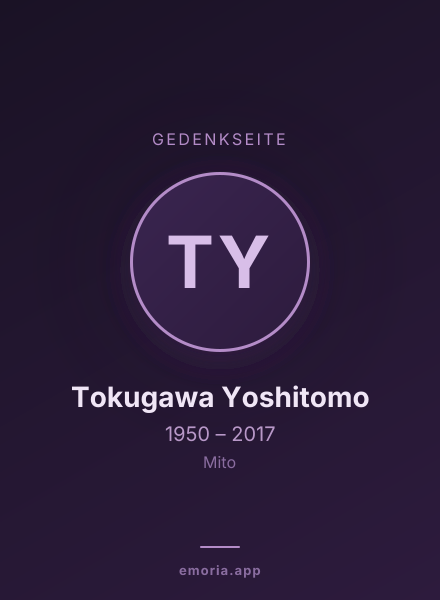 Gedenkportrait von Tokugawa Yoshitomo