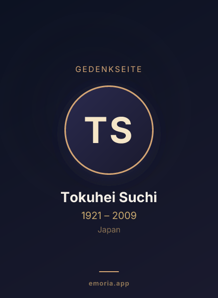 Gedenkportrait von Tokuhei Suchi