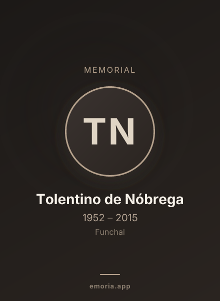 Memorial portrait of Tolentino de Nóbrega