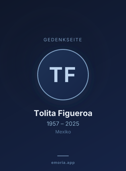 Gedenkportrait von Tolita Figueroa