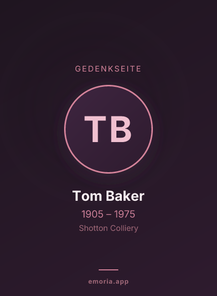 Gedenkportrait von Tom Baker
