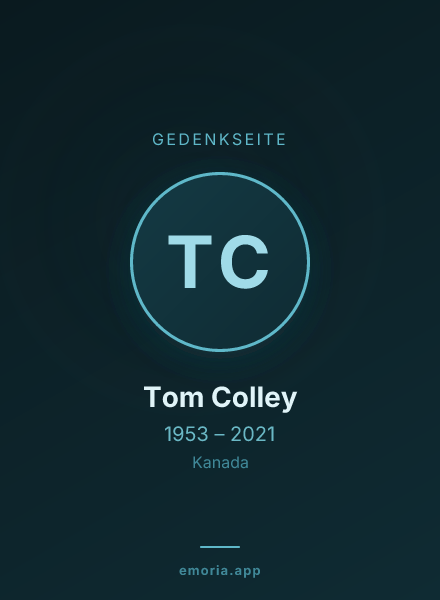 Gedenkportrait von Tom Colley