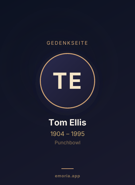 Gedenkportrait von Tom Ellis