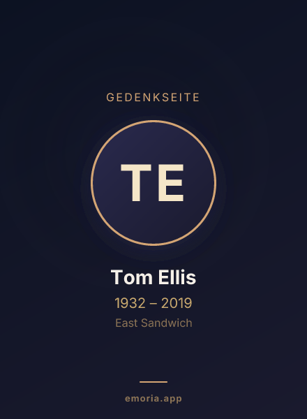 Gedenkportrait von Tom Ellis