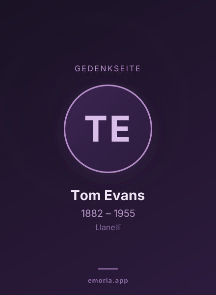 Gedenkportrait von Tom Evans