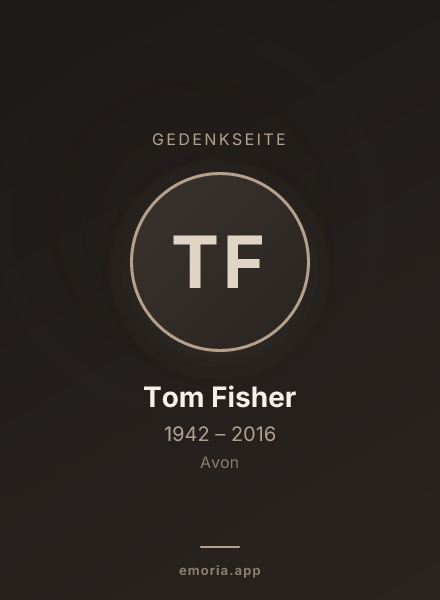 Gedenkportrait von Tom Fisher