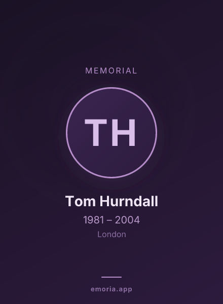 Memorial portrait of Tom Hurndall