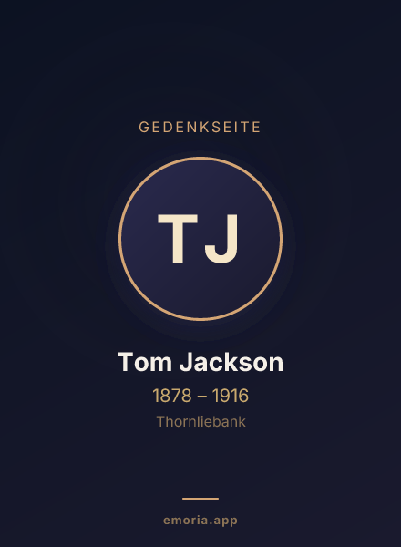 Gedenkportrait von Tom Jackson