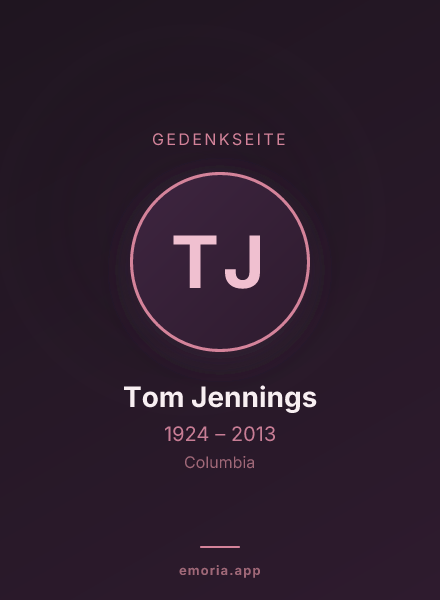 Gedenkportrait von Tom Jennings