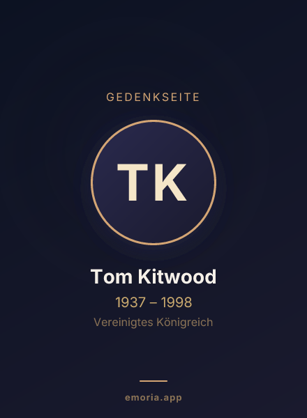 Gedenkportrait von Tom Kitwood
