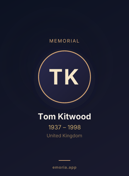 Memorial portrait of Tom Kitwood
