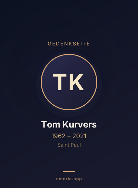 Gedenkportrait von Tom Kurvers