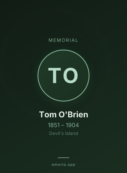 Memorial portrait of Tom O'Brien