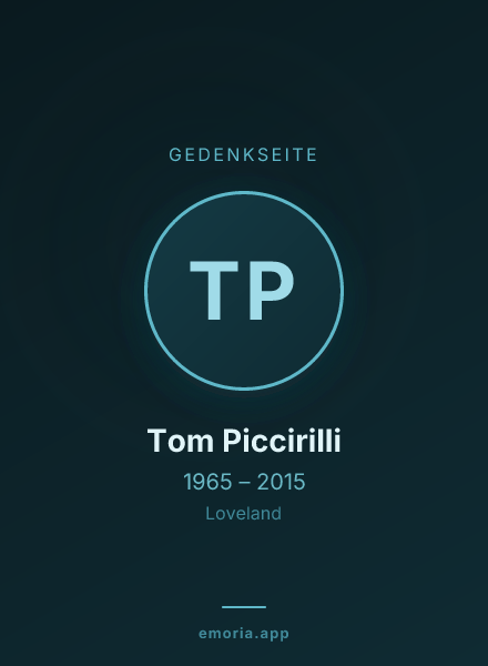 Gedenkportrait von Tom Piccirilli