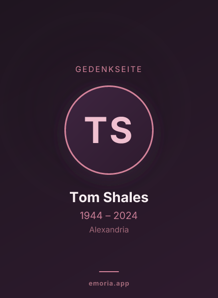 Gedenkportrait von Tom Shales