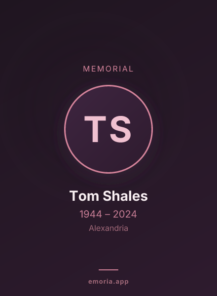 Memorial portrait of Tom Shales