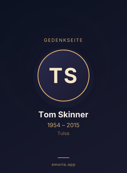Gedenkportrait von Tom Skinner