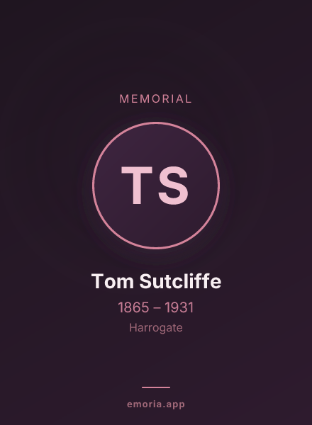 Memorial portrait of Tom Sutcliffe