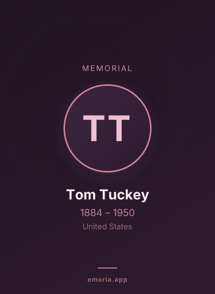 Memorial portrait of Tom Tuckey