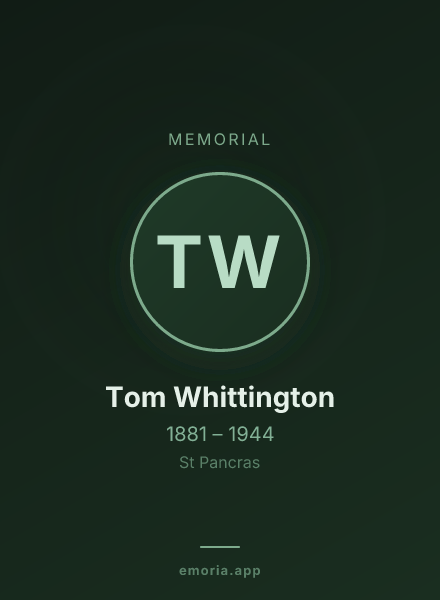 Memorial portrait of Tom Whittington
