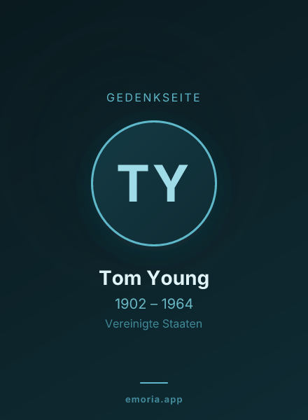 Gedenkportrait von Tom Young