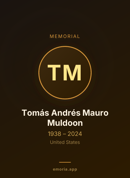 Memorial portrait of Tomás Andrés Mauro Muldoon