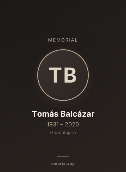Memorial portrait of Tomás Balcázar