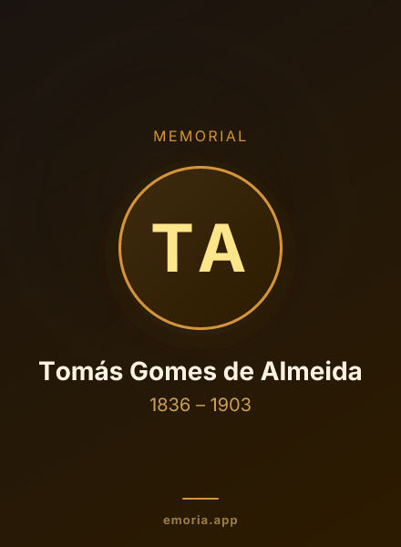 Memorial portrait of Tomás Gomes de Almeida